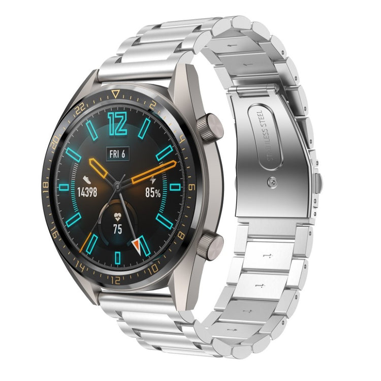 Rigtigt fed Huawei Watch GT Metal Rem - Sølv#serie_021