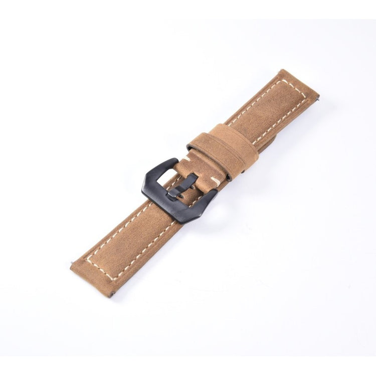Slidstærk Huawei Watch GT Ægte læder Rem - Brun#serie_2