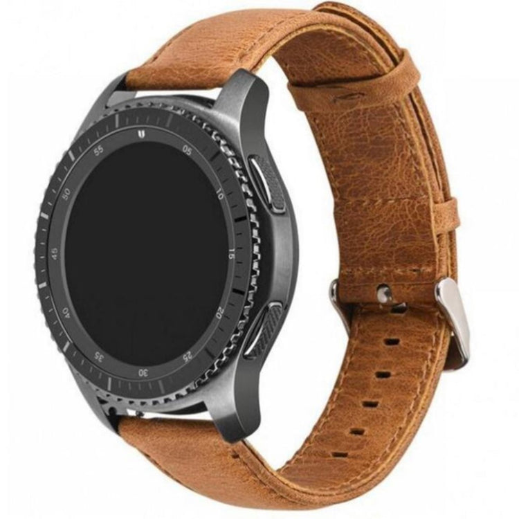Rigtigt sejt Huawei Watch GT Ægte læder Rem - Brun#serie_1