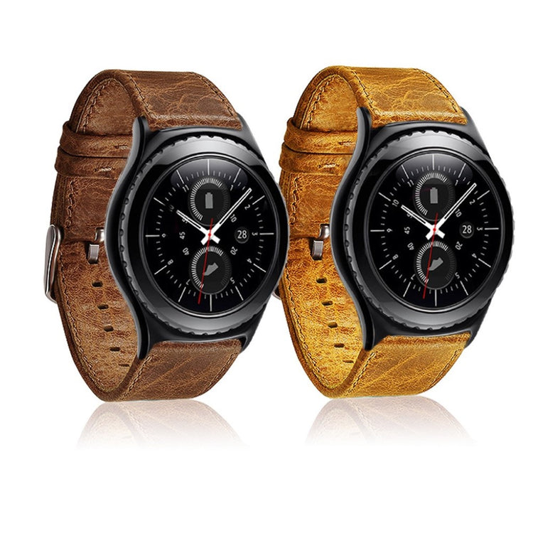 Rigtigt sejt Huawei Watch GT Ægte læder Rem - Brun#serie_1
