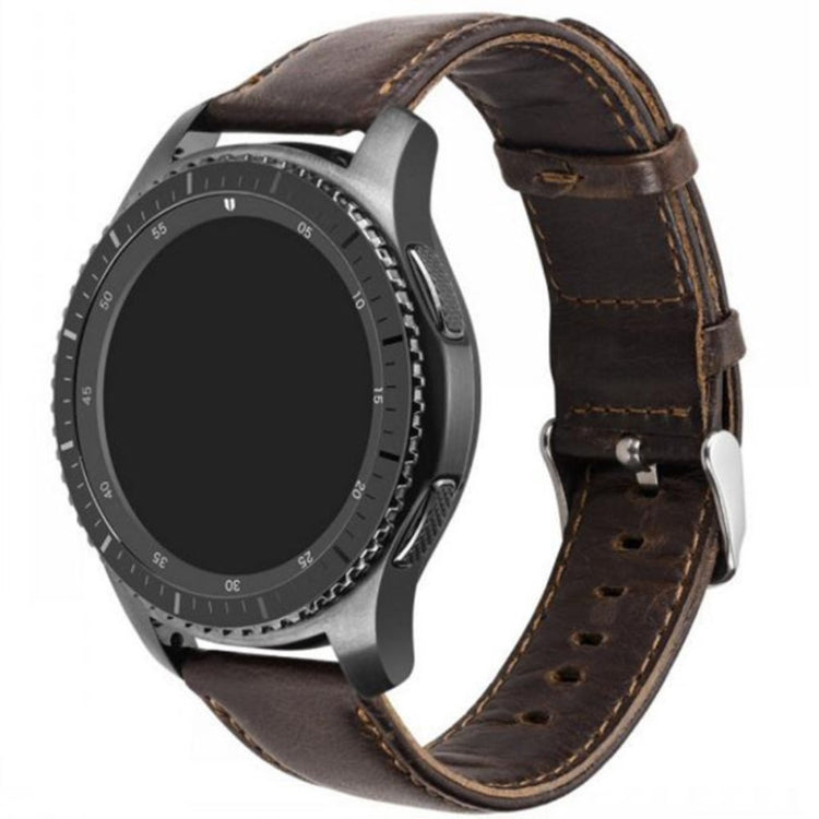 Rigtigt sejt Huawei Watch GT Ægte læder Rem - Brun#serie_2