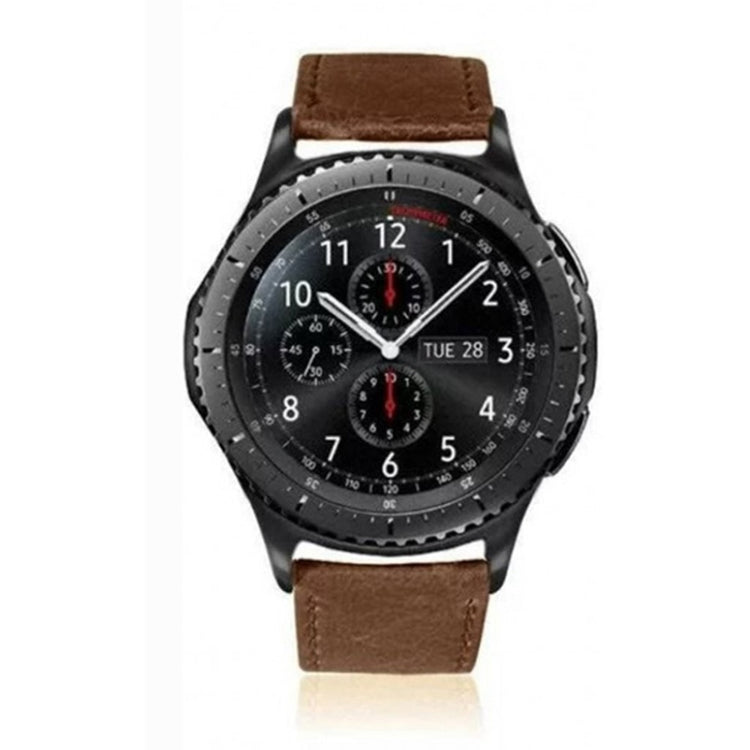 Rigtigt sejt Huawei Watch GT Ægte læder Rem - Brun#serie_2