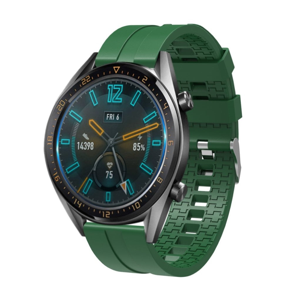 Helt vildt smuk Huawei Watch GT Silikone Rem - Grøn#serie_7