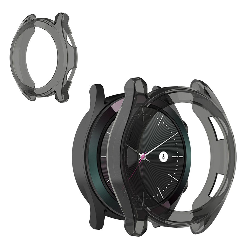 Amazfit GTS Gennemsigtig Silikone Bumper  - Sølv#serie_2