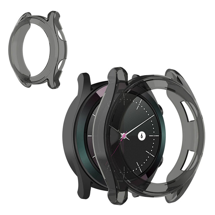 Amazfit GTS Gennemsigtig Silikone Bumper  - Sølv#serie_2