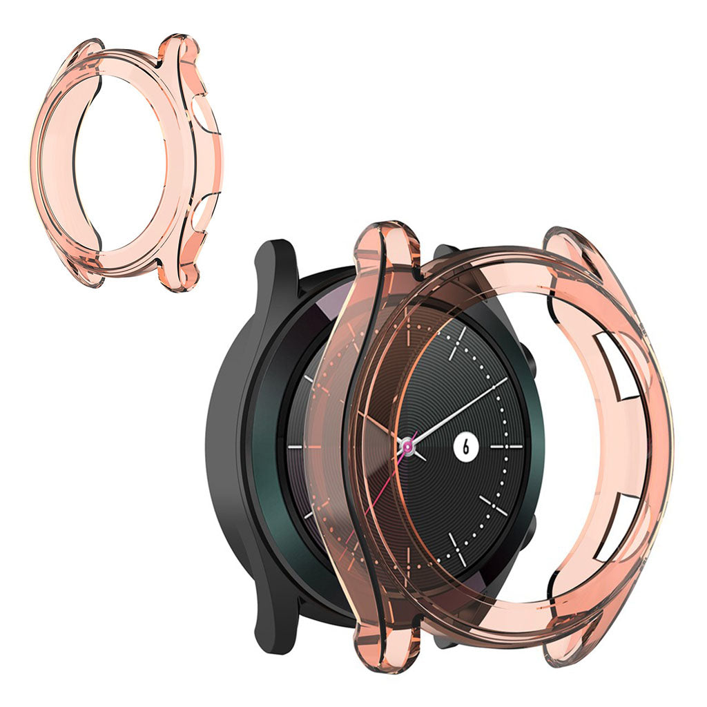 Amazfit GTS Gennemsigtig Silikone Bumper  - Orange#serie_4