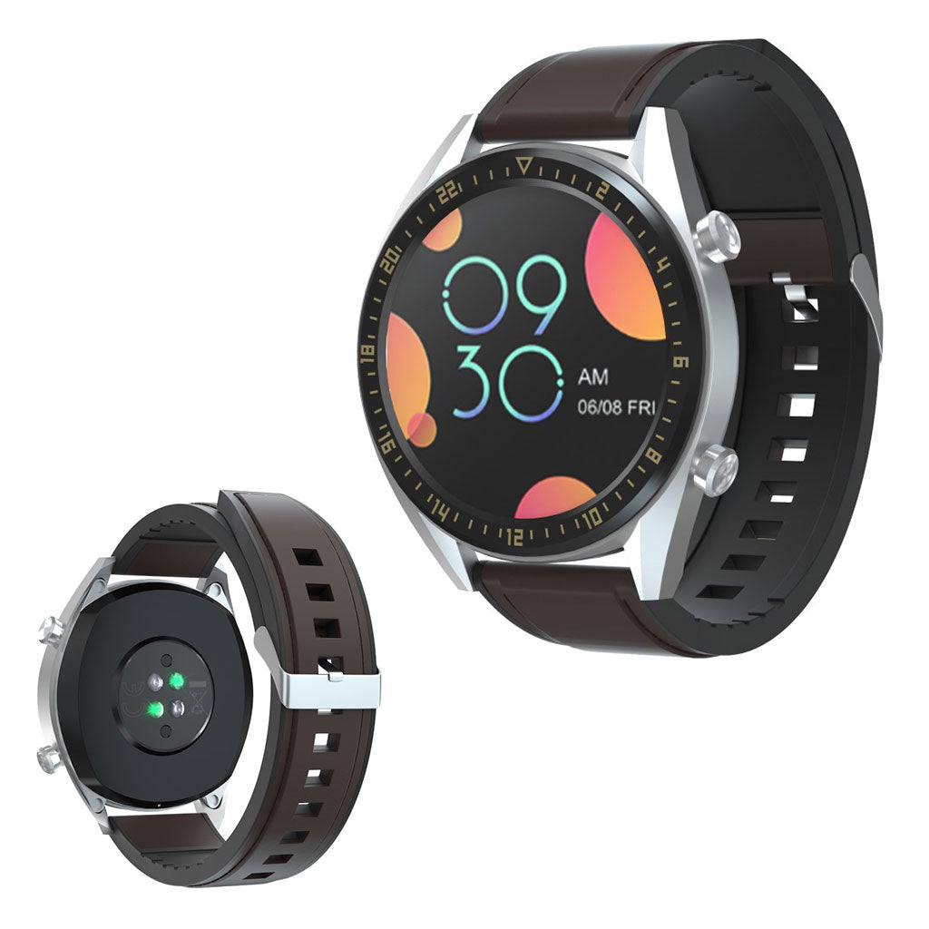 Meget godt Huawei Watch GT Ægte læder og Silikone Rem - Brun#serie_3
