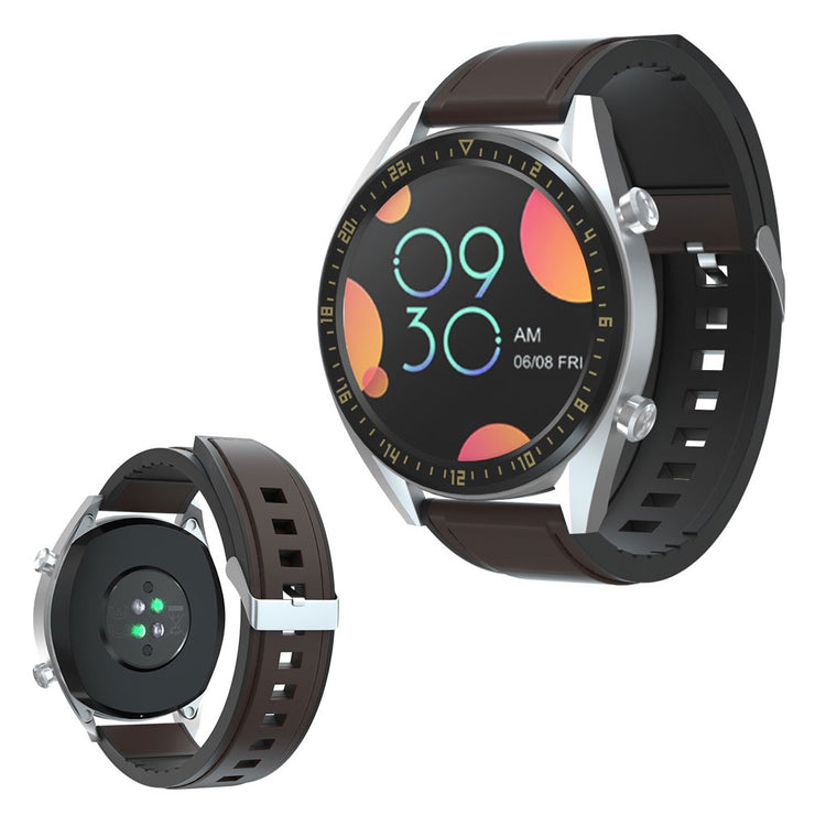 Meget godt Huawei Watch GT Ægte læder og Silikone Rem - Brun#serie_3