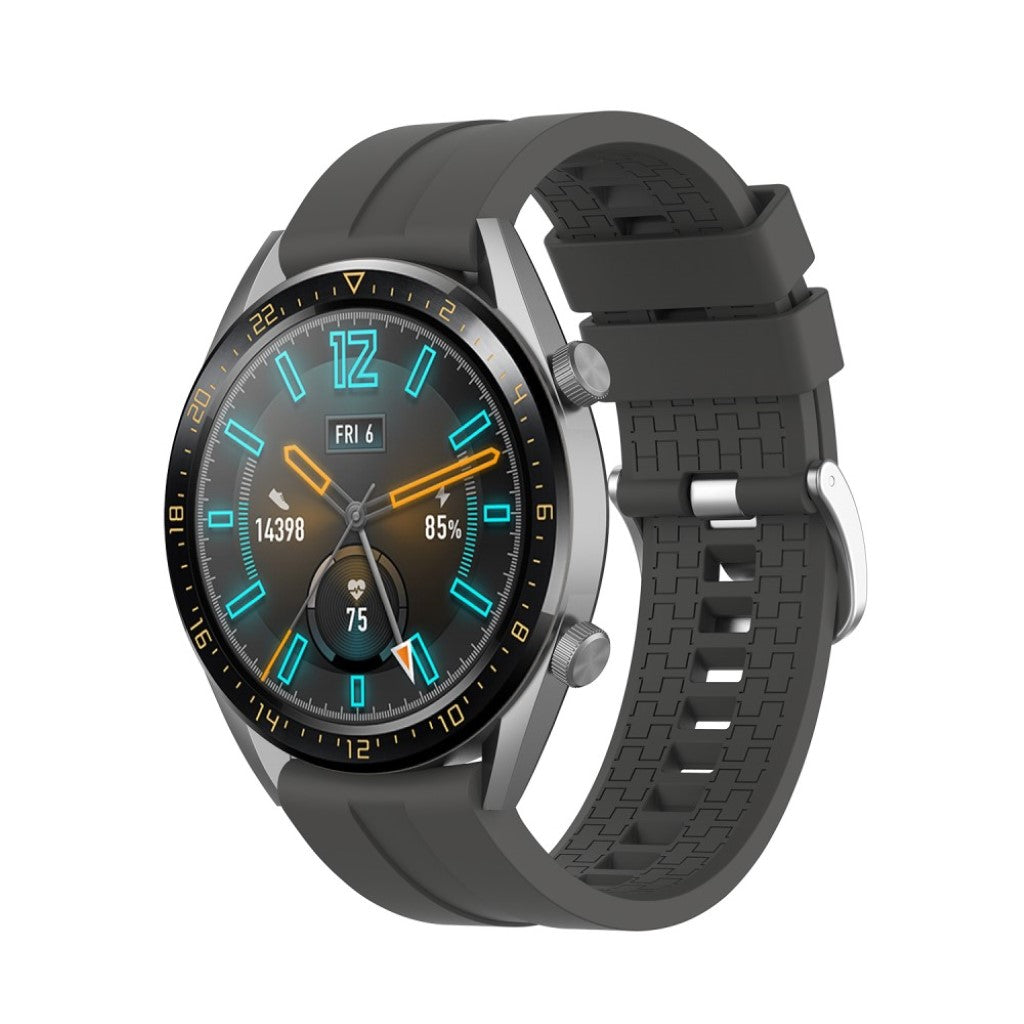 Mega godt Huawei Watch GT Silikone Rem - Sølv#serie_1