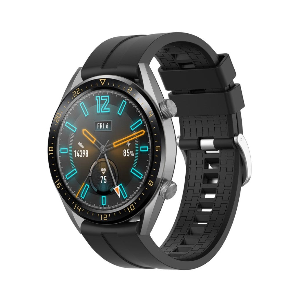 Mega godt Huawei Watch GT Silikone Rem - Sort#serie_2