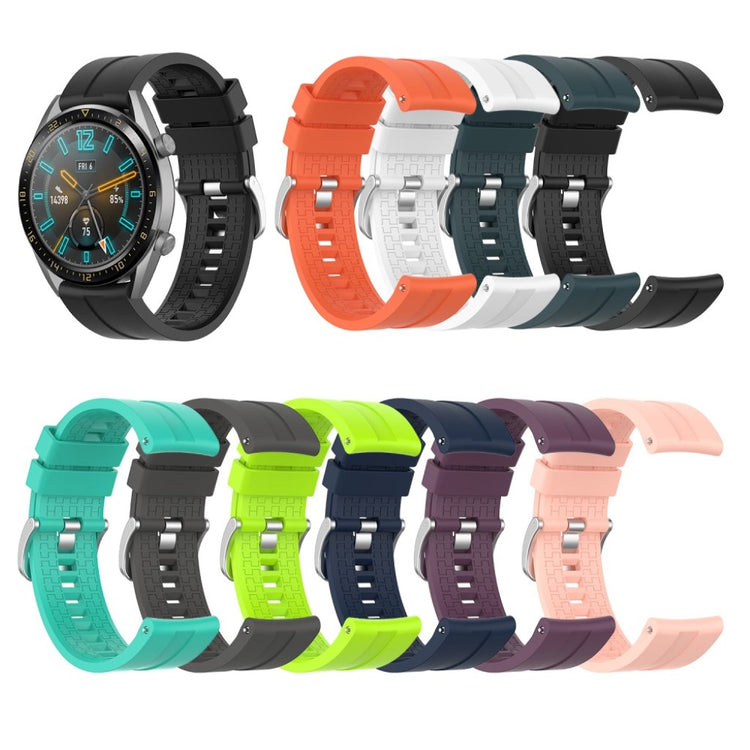 Mega godt Huawei Watch GT Silikone Rem - Sort#serie_2