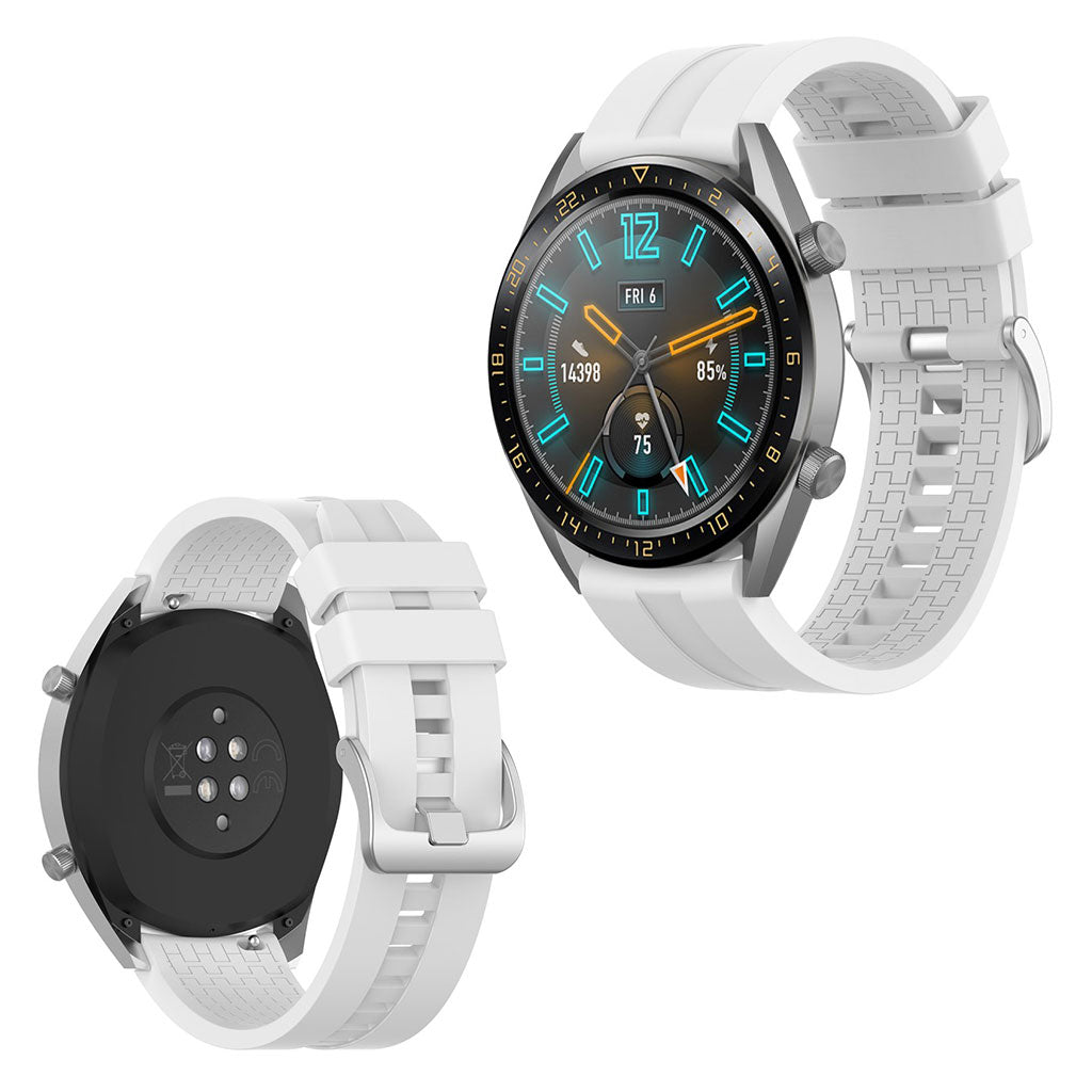 Mega godt Huawei Watch GT Silikone Rem - Hvid#serie_3