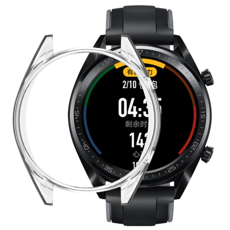 Super Fed Huawei Watch GT Cover med Skærmbeskytter i Plastik og Glas - Guld#serie_040