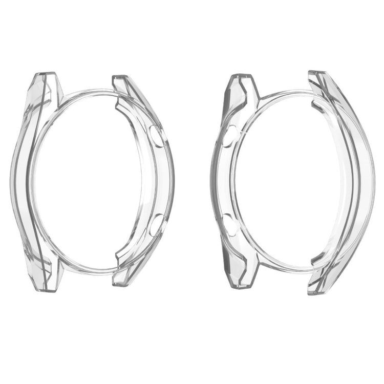 Super Fed Huawei Watch GT Cover med Skærmbeskytter i Plastik og Glas - Guld#serie_040