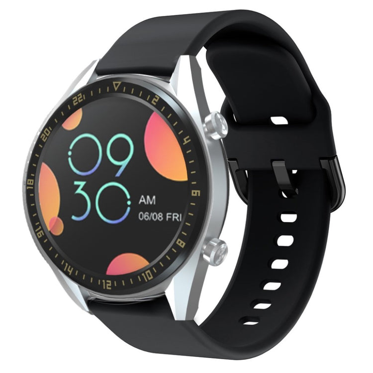 Meget kønt Huawei Watch GT Silikone Rem - Sort#serie_1