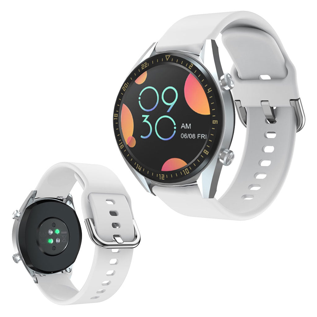 Meget kønt Huawei Watch GT Silikone Rem - Hvid#serie_2