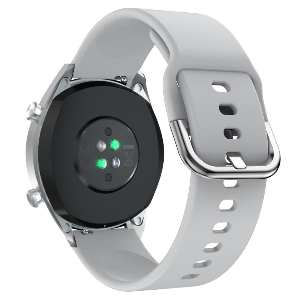 Meget kønt Huawei Watch GT Silikone Rem - Sølv#serie_3