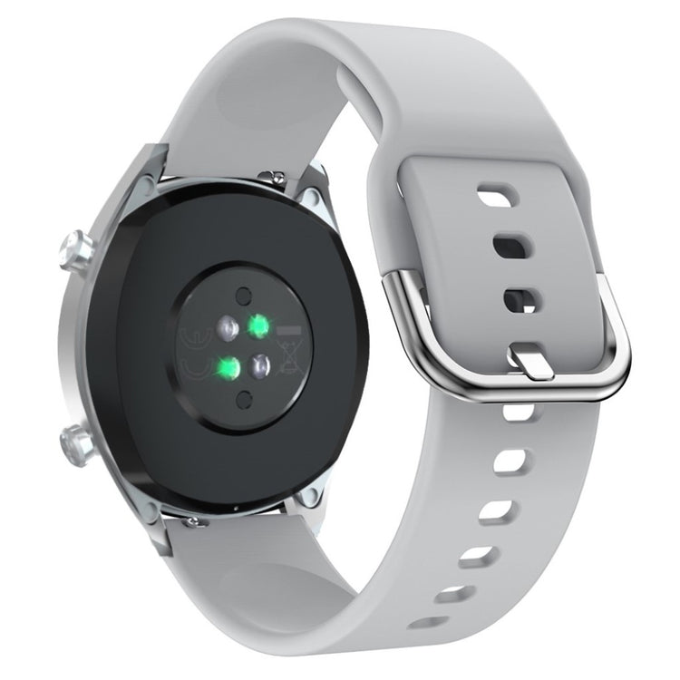 Meget kønt Huawei Watch GT Silikone Rem - Sølv#serie_3