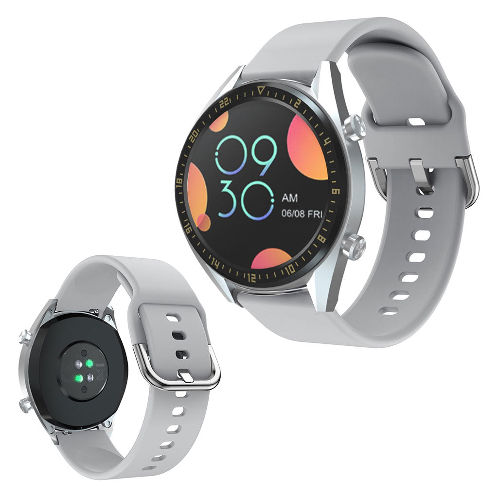 Meget kønt Huawei Watch GT Silikone Rem - Sølv#serie_3