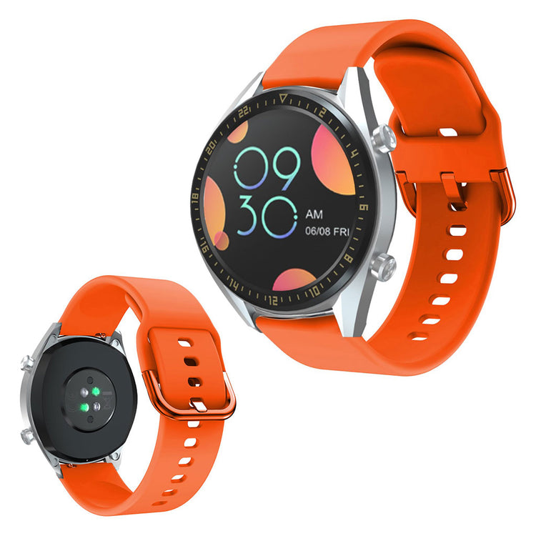 Meget kønt Huawei Watch GT Silikone Rem - Orange#serie_5