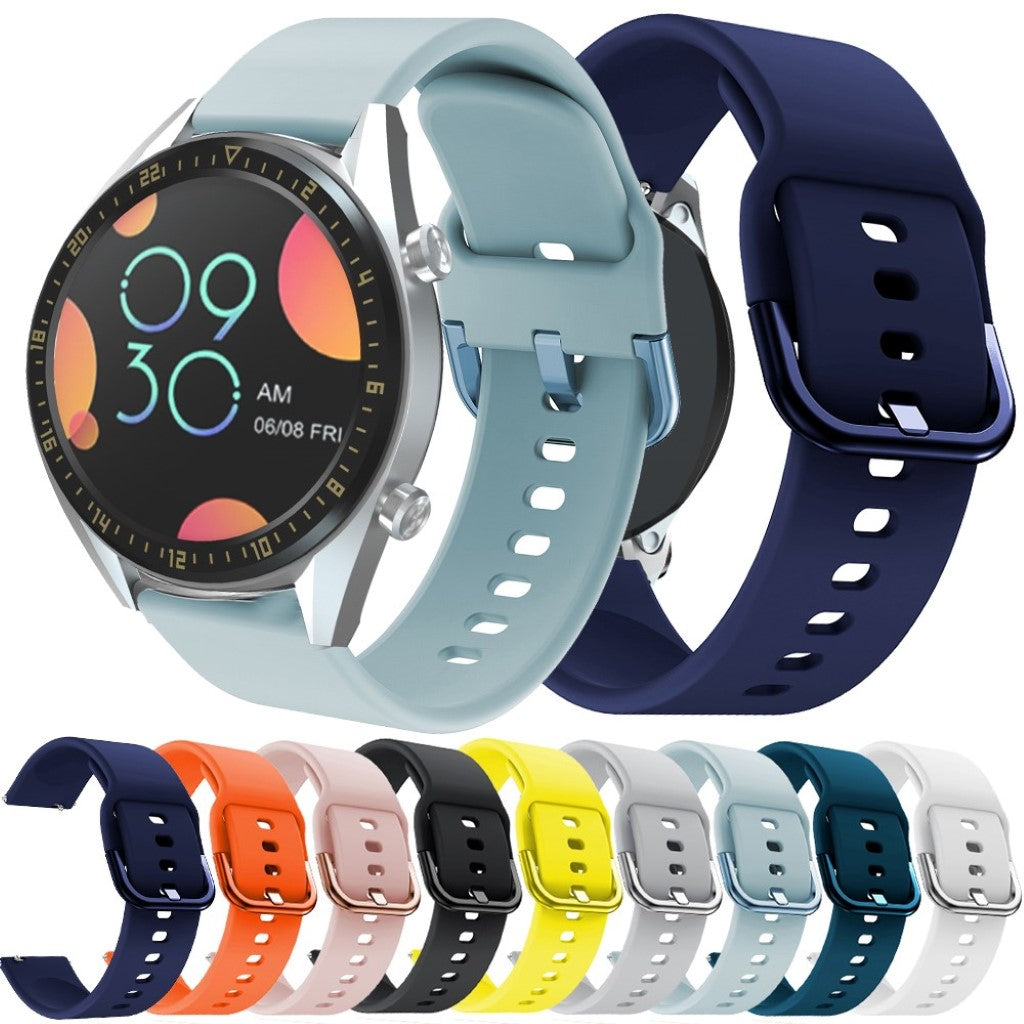 Meget kønt Huawei Watch GT Silikone Rem - Blå#serie_7