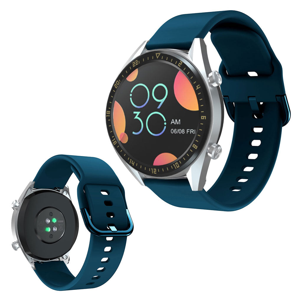 Meget kønt Huawei Watch GT Silikone Rem - Blå#serie_8