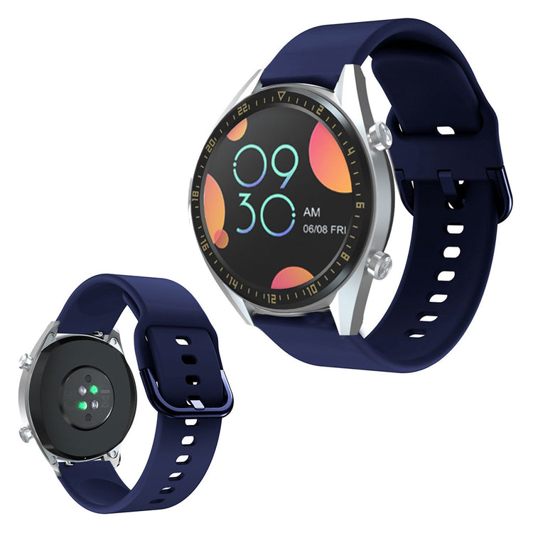 Meget kønt Huawei Watch GT Silikone Rem - Blå#serie_9