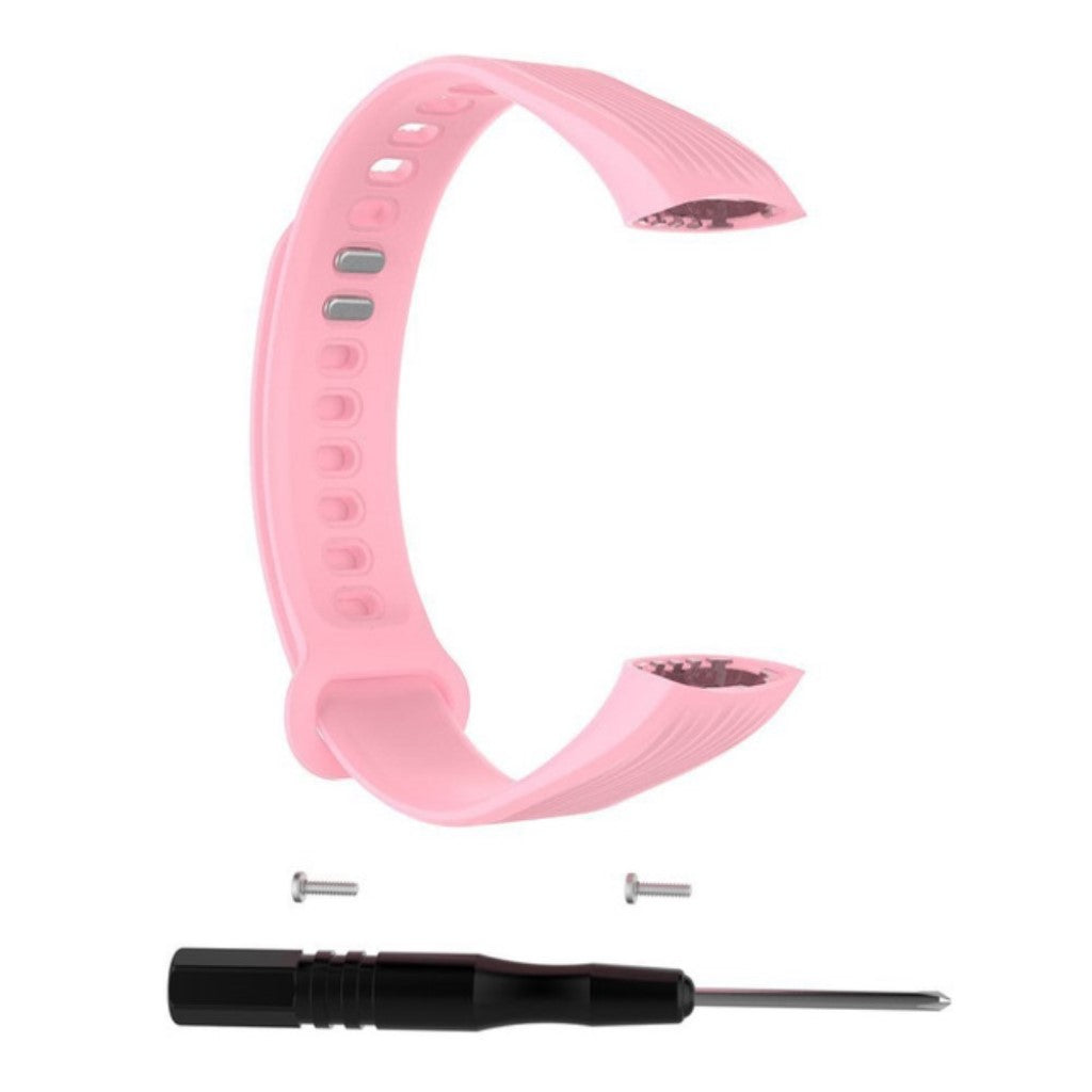 Helt vildt kønt Honor Band 3 Silikone Rem - Pink#serie_3