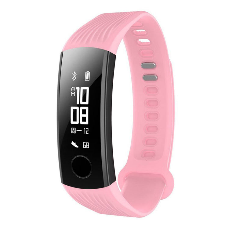 Helt vildt kønt Honor Band 3 Silikone Rem - Pink#serie_3