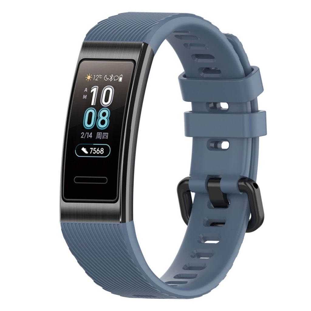 Helt vildt kønt Huawei Band 3 Pro Silikone Rem - Blå#serie_5