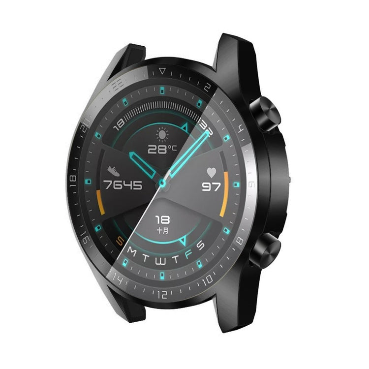 Mega Fed Huawei Watch GT 2 46mm Silikone Cover - Sort#serie_1