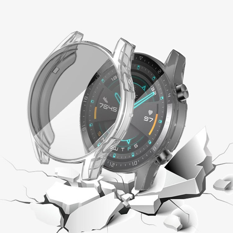 Mega Fed Huawei Watch GT 2 46mm Silikone Cover - Gennemsigtig#serie_2