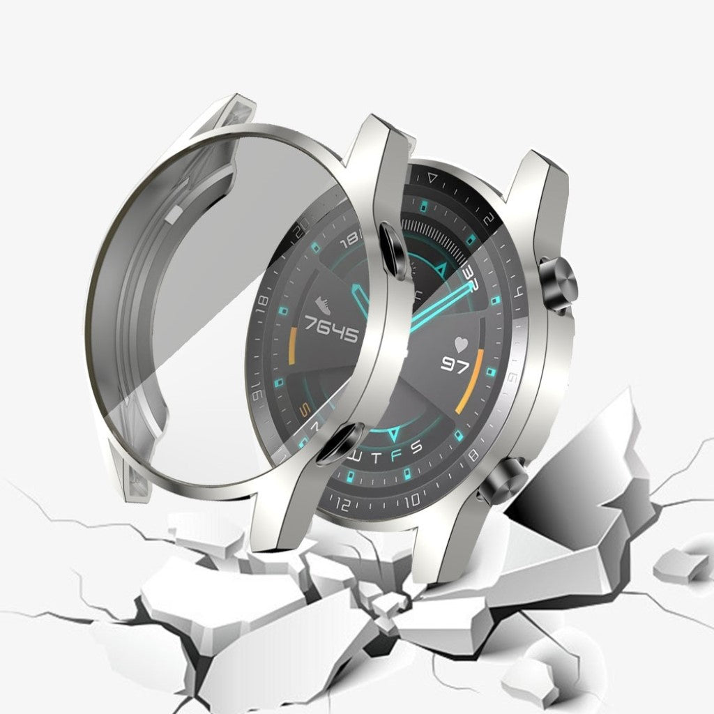 Mega Fed Huawei Watch GT 2 46mm Silikone Cover - Sølv#serie_3