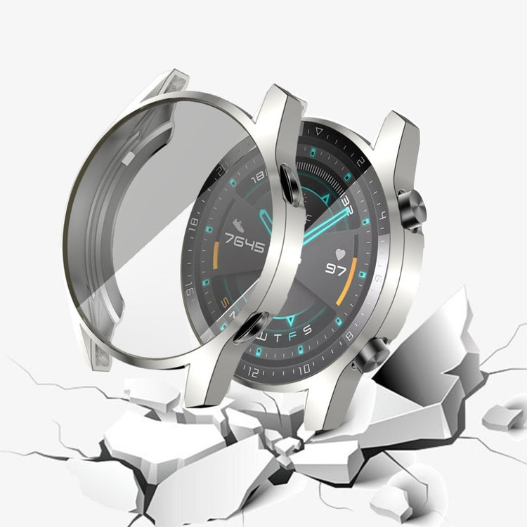 Mega Fed Huawei Watch GT 2 46mm Silikone Cover - Sølv#serie_3