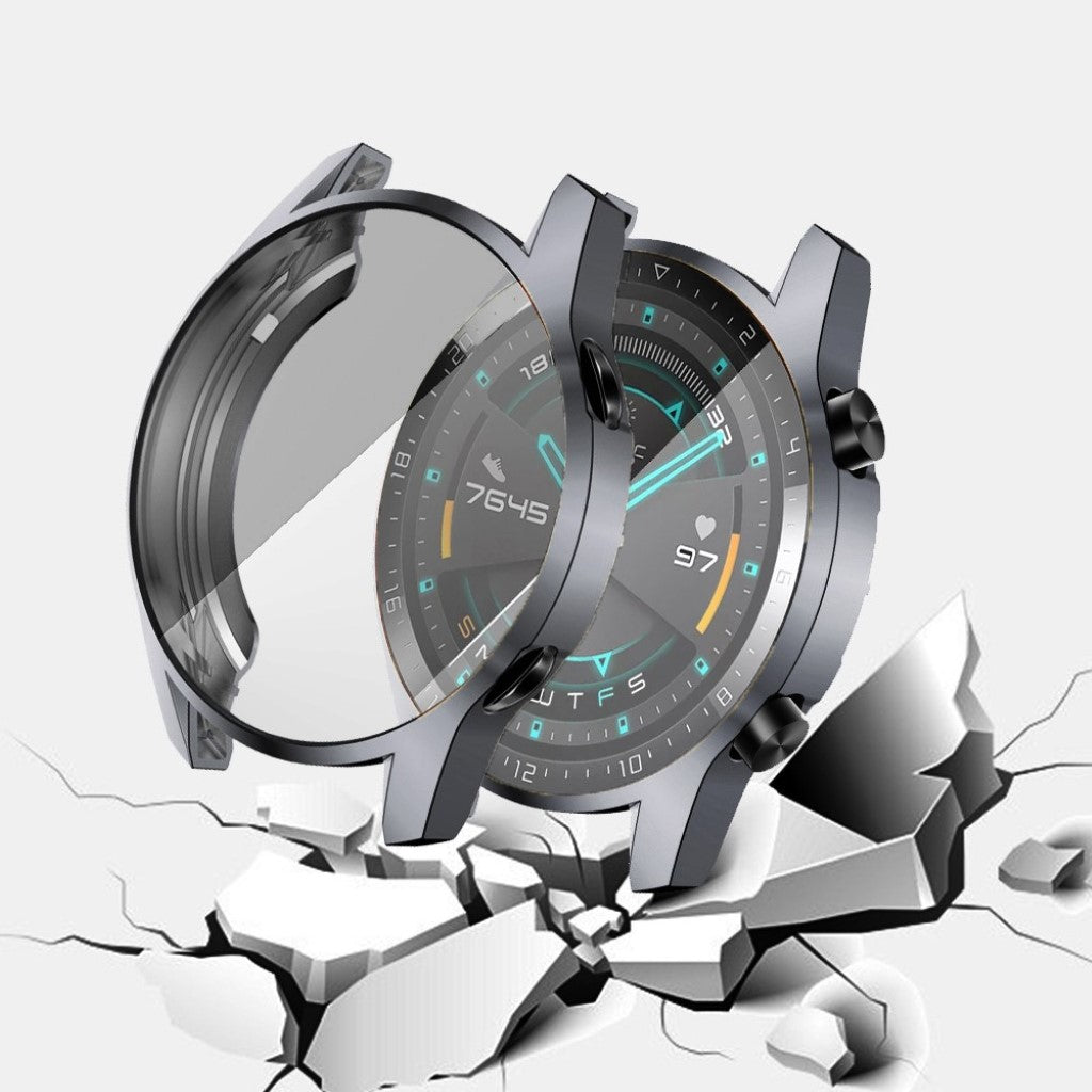 Mega Fed Huawei Watch GT 2 46mm Silikone Cover - Sølv#serie_4