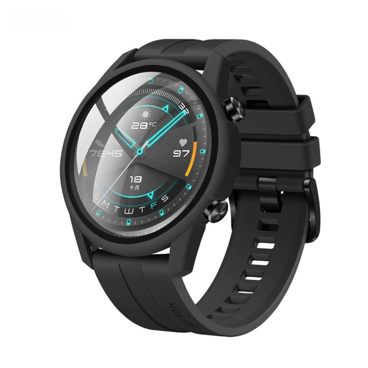 Super Flot Huawei Watch GT 2 46mm Silikone Cover - Sort#serie_1