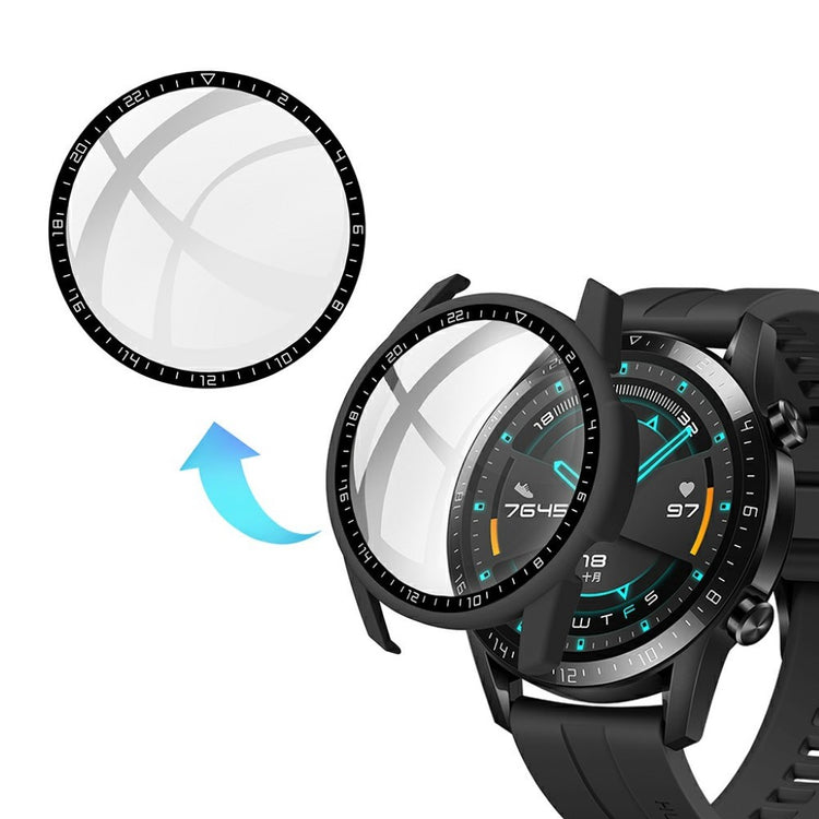 Vildt Godt Huawei Watch GT 2 46mm Silikone Cover - Sort#serie_1