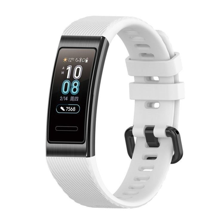 Helt vildt cool Huawei Band 4 Pro Silikone Rem - Hvid#serie_2