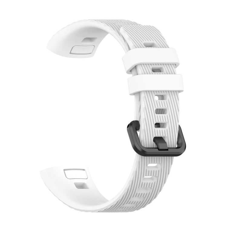 Helt vildt cool Huawei Band 4 Pro Silikone Rem - Hvid#serie_2