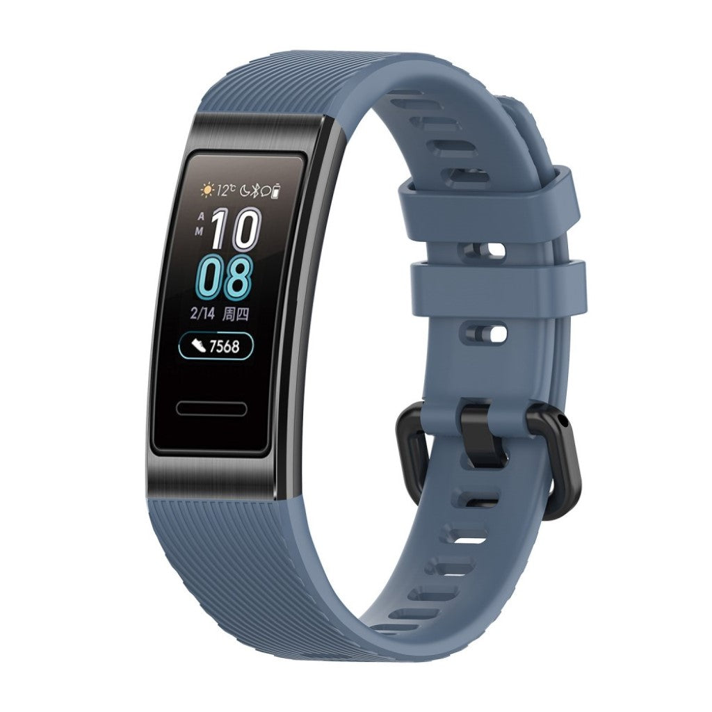 Helt vildt cool Huawei Band 4 Pro Silikone Rem - Blå#serie_5