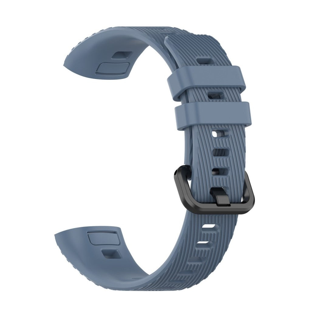 Helt vildt cool Huawei Band 4 Pro Silikone Rem - Blå#serie_5