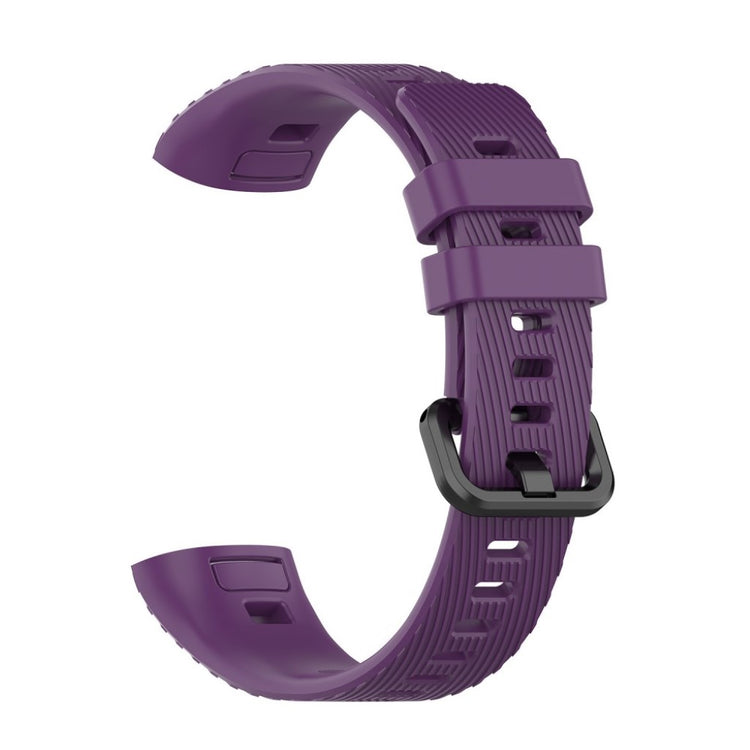 Helt vildt cool Huawei Band 4 Pro Silikone Rem - Lilla#serie_7