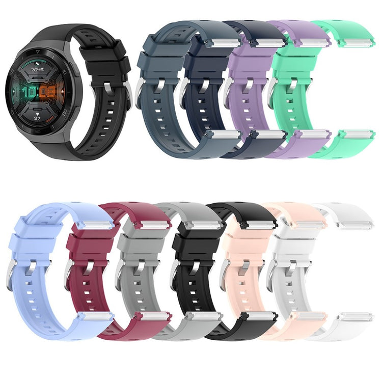 Meget cool Huawei Watch GT 2e Silikone Rem - Sort#serie_1