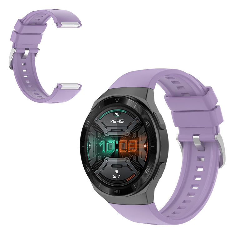 Helt vildt flot Huawei Watch GT 2e Silikone Rem - Lilla#serie_8