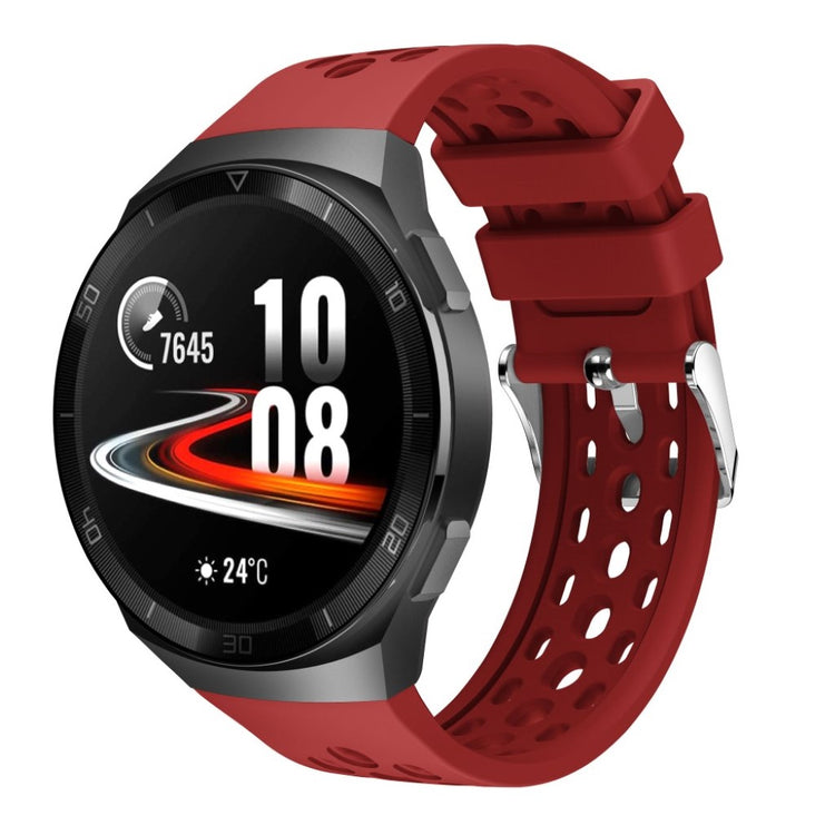 Mega komfortabel Huawei Watch GT 2e Silikone Rem - Rød#serie_4