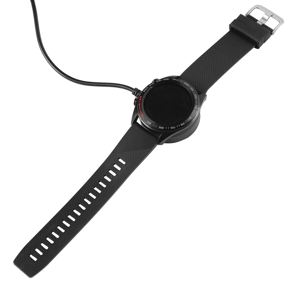 1m Plastik Universal Huawei Smartwatch  Magnetisk Ladestation - Sort#serie_2