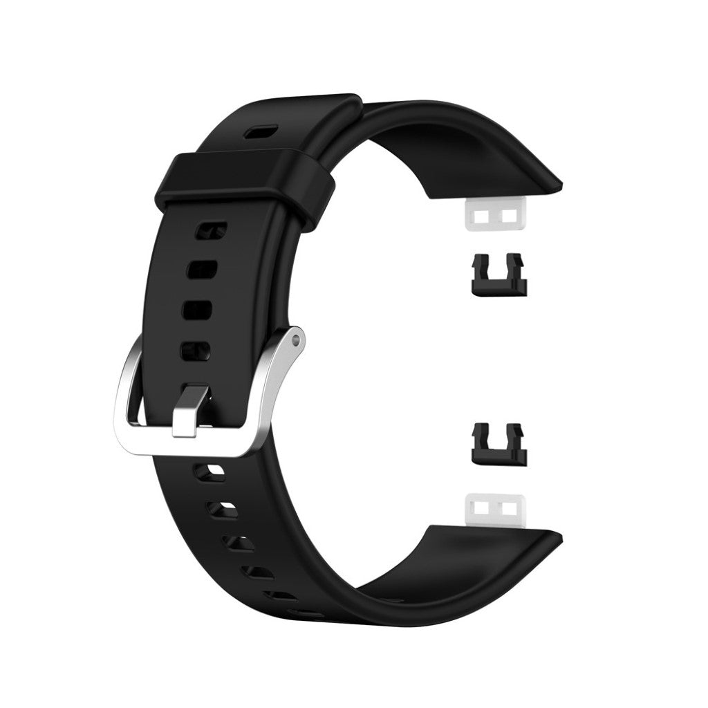 Rigtigt smuk Huawei Watch Fit Silikone Rem - Sort#serie_1