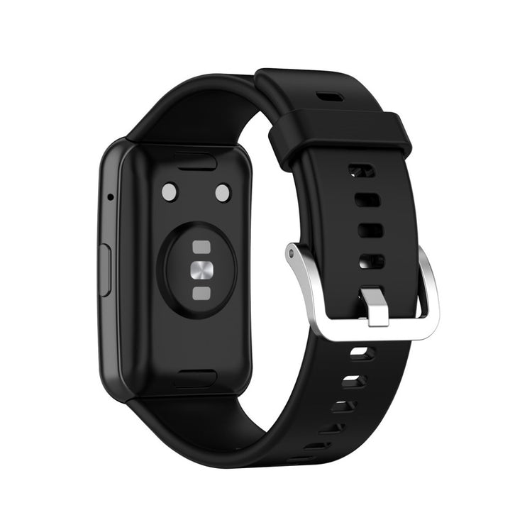 Rigtigt smuk Huawei Watch Fit Silikone Rem - Sort#serie_1