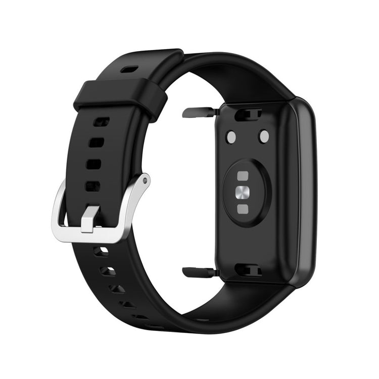 Rigtigt smuk Huawei Watch Fit Silikone Rem - Sort#serie_1