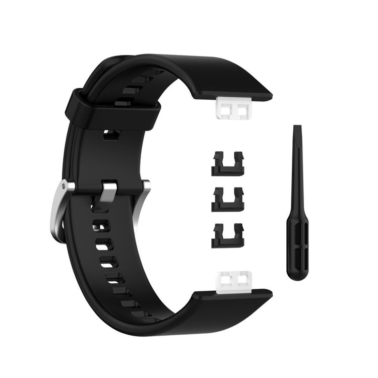 Rigtigt smuk Huawei Watch Fit Silikone Rem - Sort#serie_1